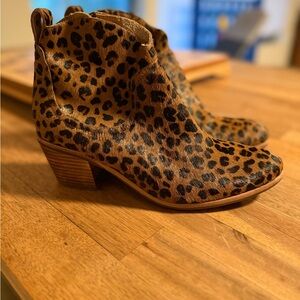 UGG Leopard Print Ankle Booties